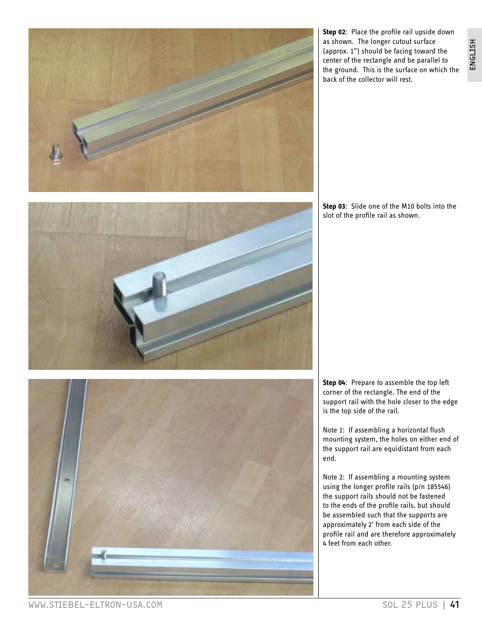 STIEBEL ELTRON SOL 25 PLUS User Manual | Page 41 / 77