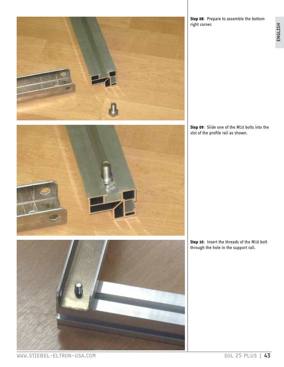 STIEBEL ELTRON SOL 25 PLUS User Manual | Page 43 / 77