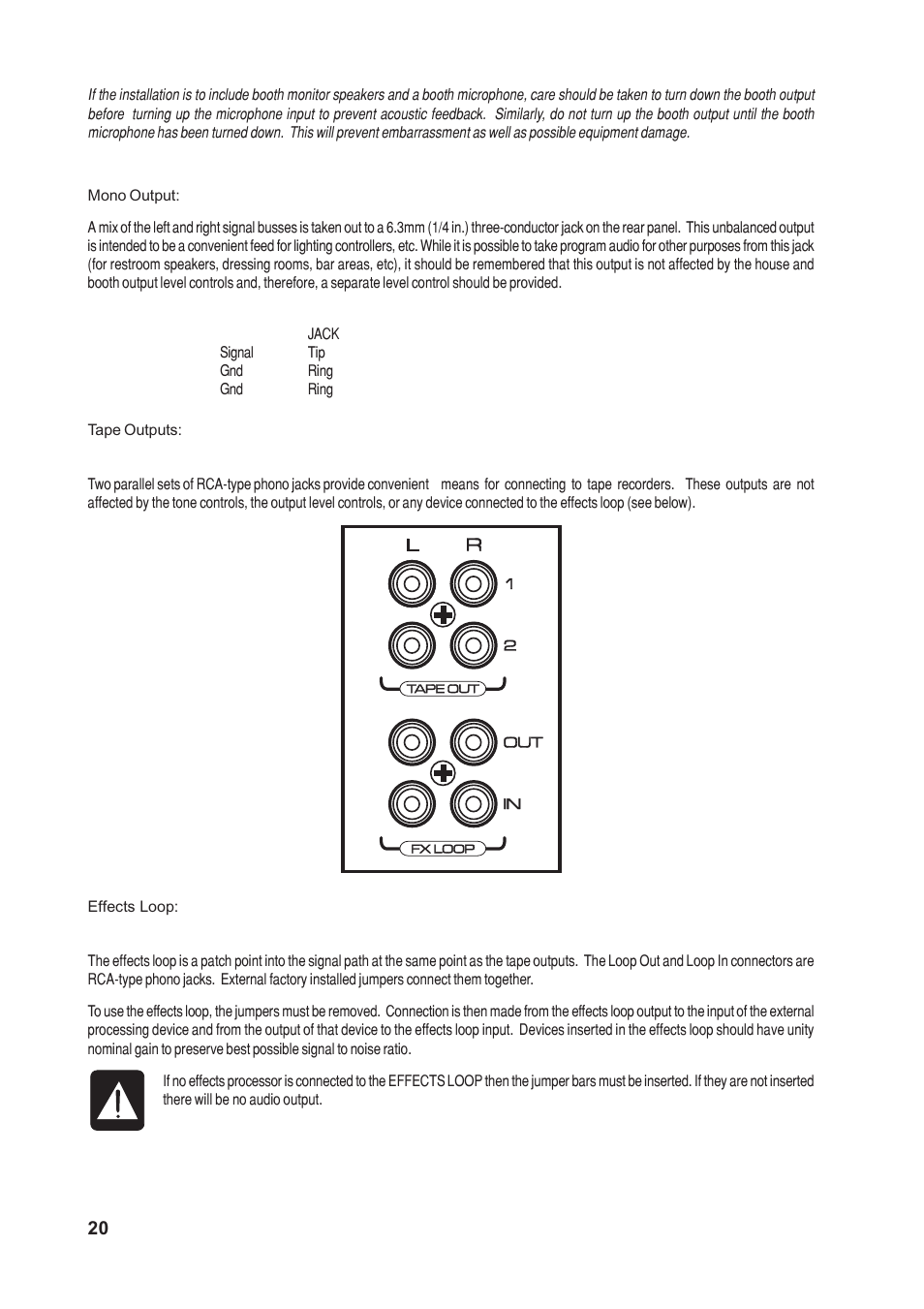 SoundCraft 1620LE User Manual | Page 20 / 32