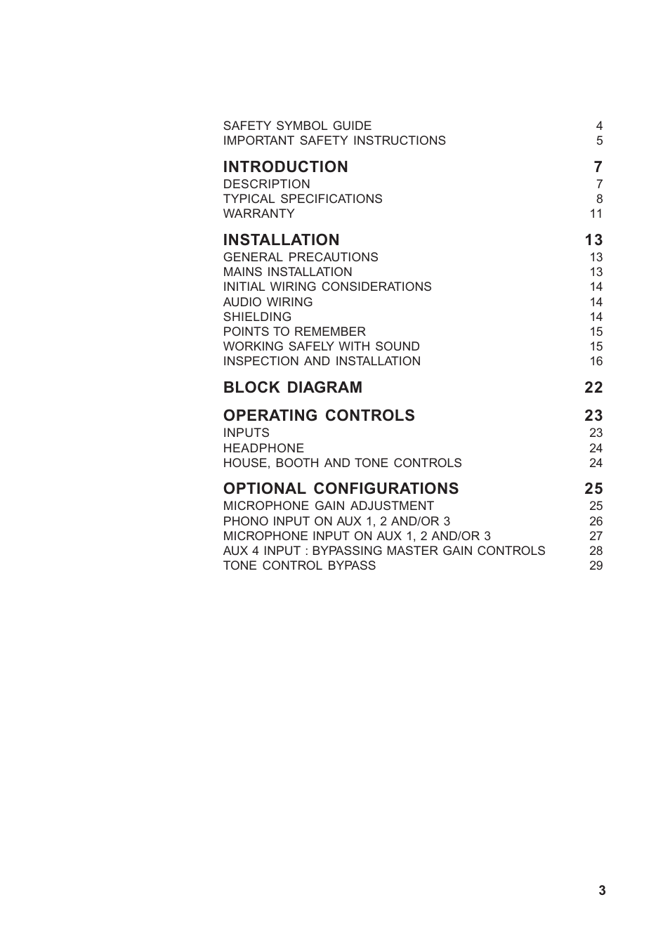 SoundCraft 1620LE User Manual | Page 3 / 32