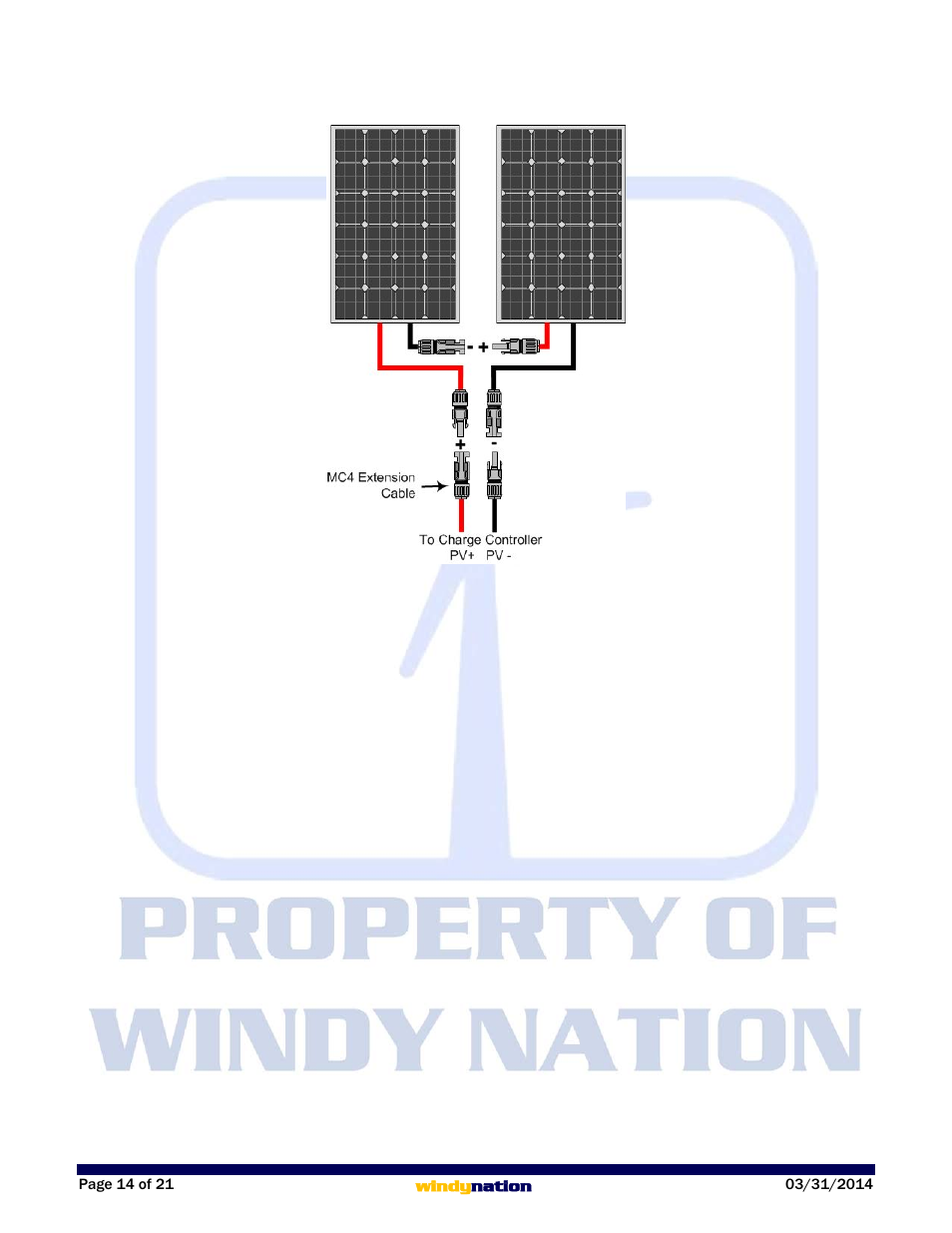 3 200w (two 100w panels) – 24 volt system, 200w (two 100w panels) – 24 volt system | Windy Nation Complete Off-Grid Solar Kit User Manual | Page 14 / 21
