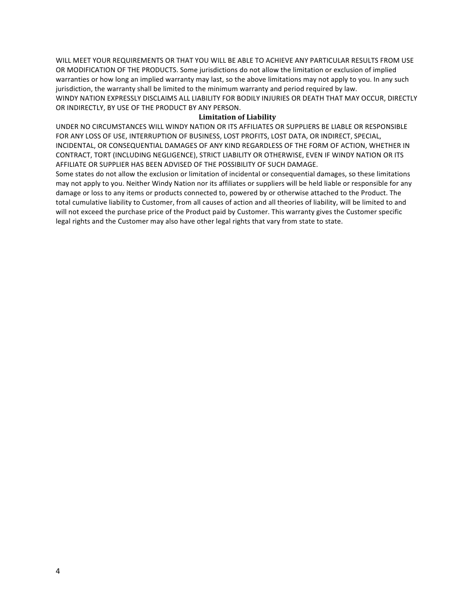 Windy Nation Rover Marine Grade User Manual | Page 4 / 12