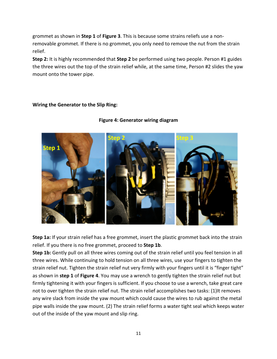 Windy Nation Windtura 750 (No Slip Ring version) User Manual | Page 11 / 18