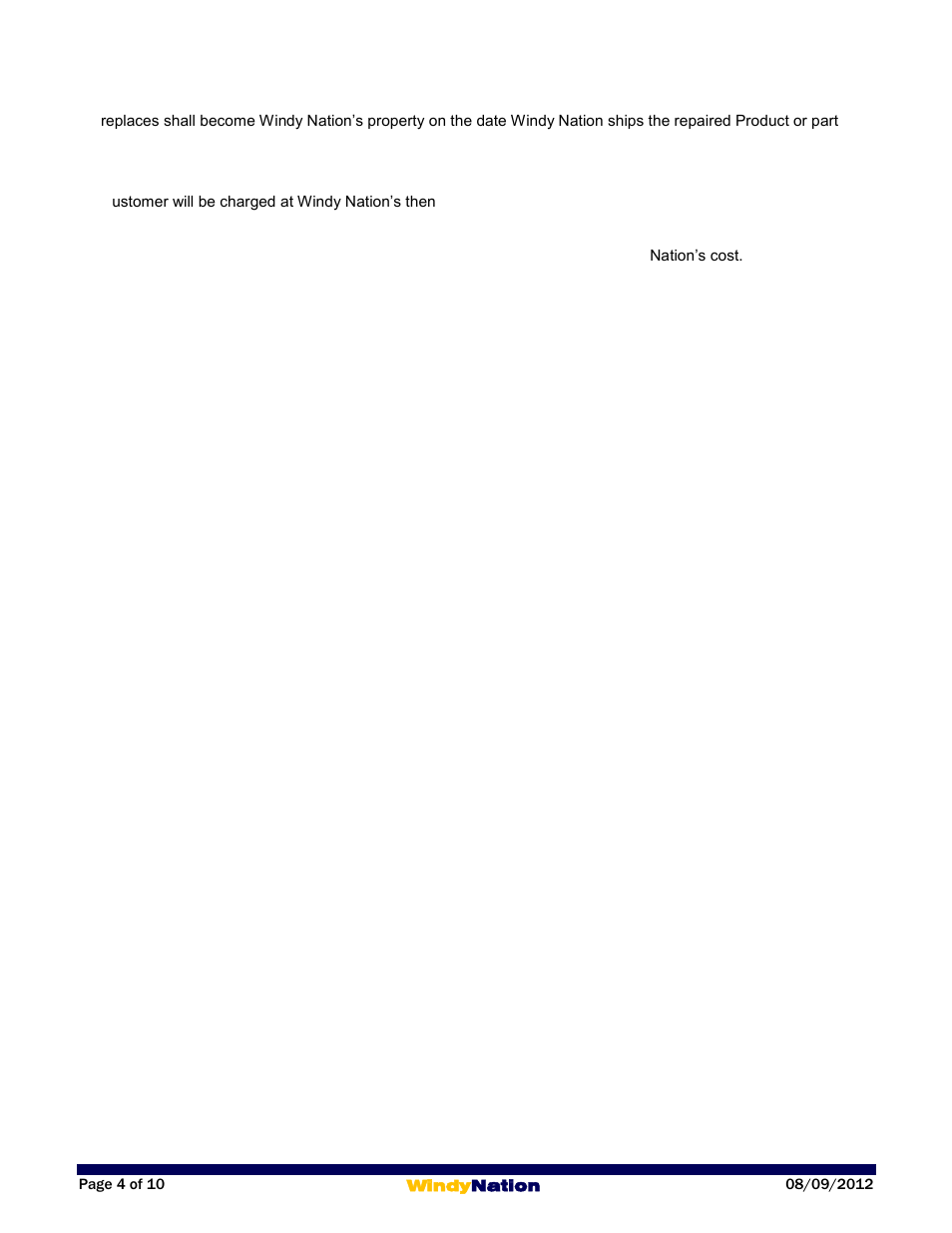 Disclaimer, Limitation of liability | Windy Nation Suntura Series Solar Tracker Small Actuators User Manual | Page 4 / 10