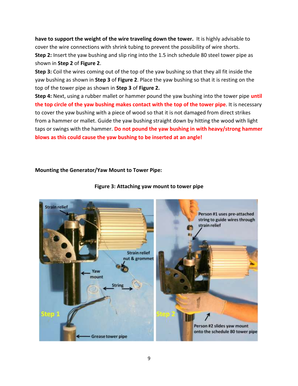 Windy Nation Windtura 750 Wind Turbine Generator User Manual | Page 9 / 16
