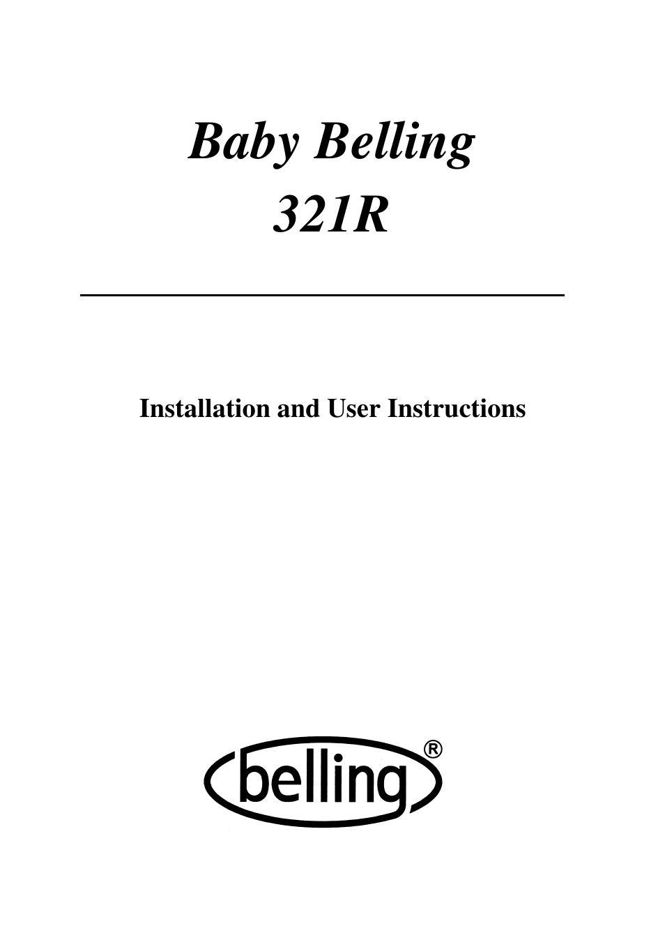 Glen Dimplex Home Appliances Ltd 321R User Manual | 8 pages