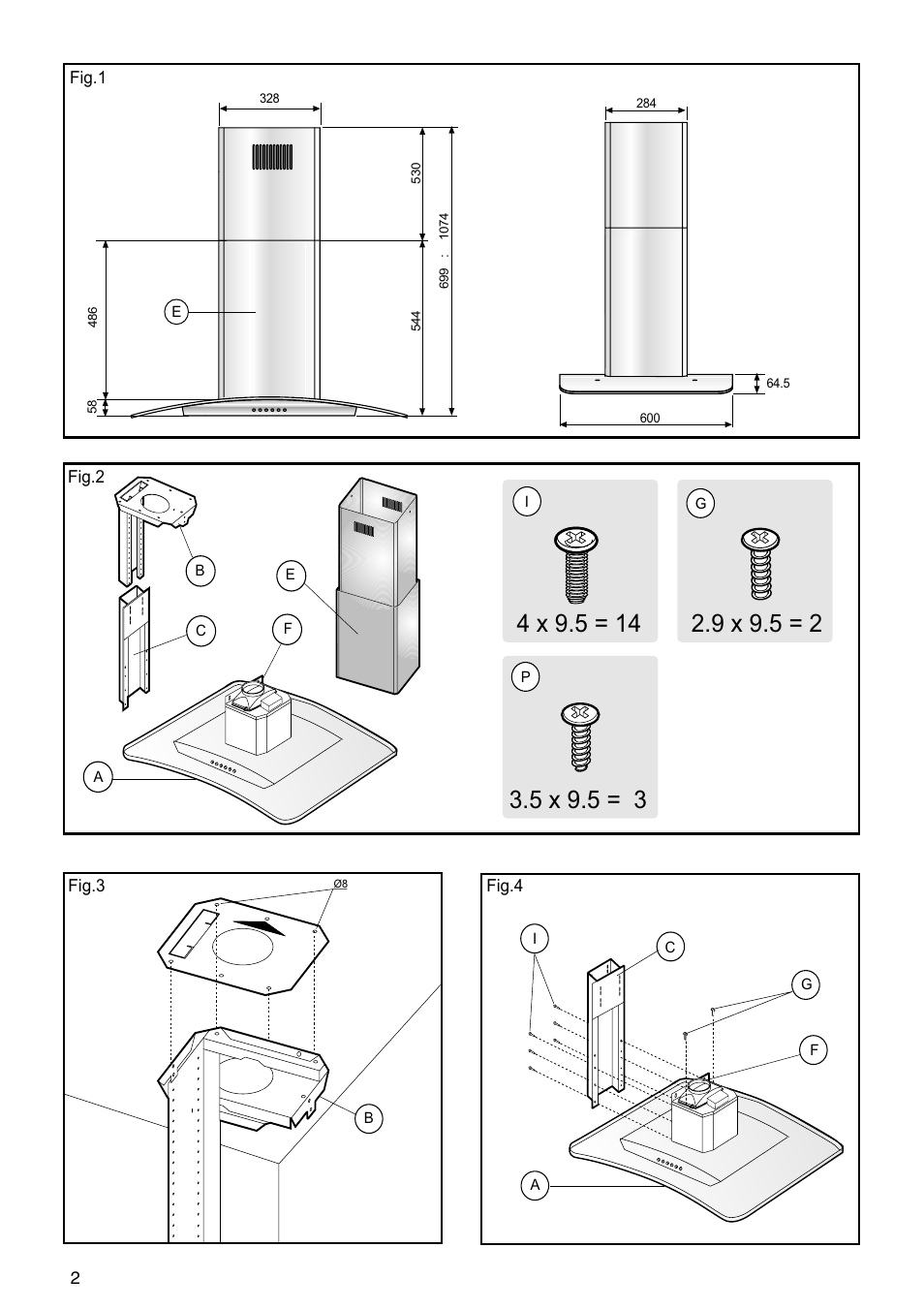 Glen Dimplex Home Appliances Ltd DIH900 User Manual | Page 2 / 12