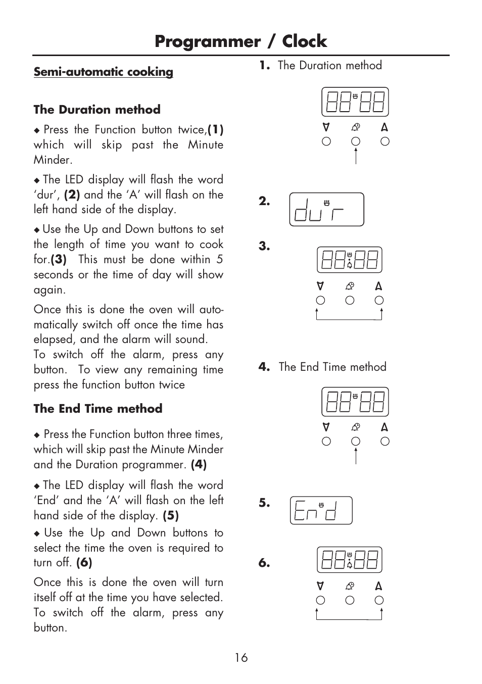 Programmer / clock | Glen Dimplex Home Appliances Ltd BI 90 MF User Manual | Page 18 / 28