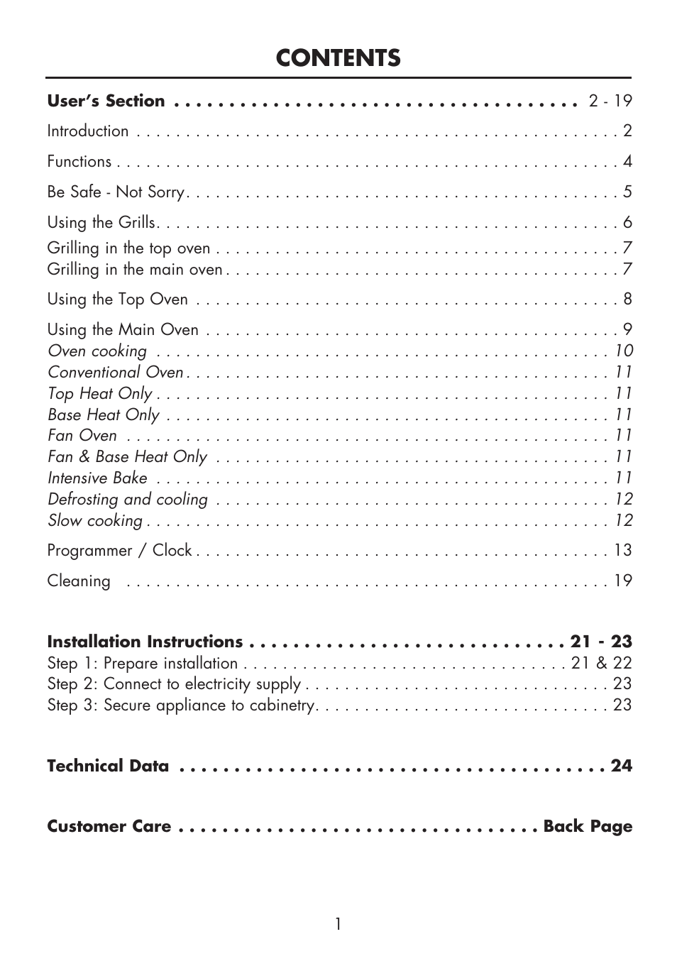 Glen Dimplex Home Appliances Ltd BI 90 MF User Manual | Page 3 / 28