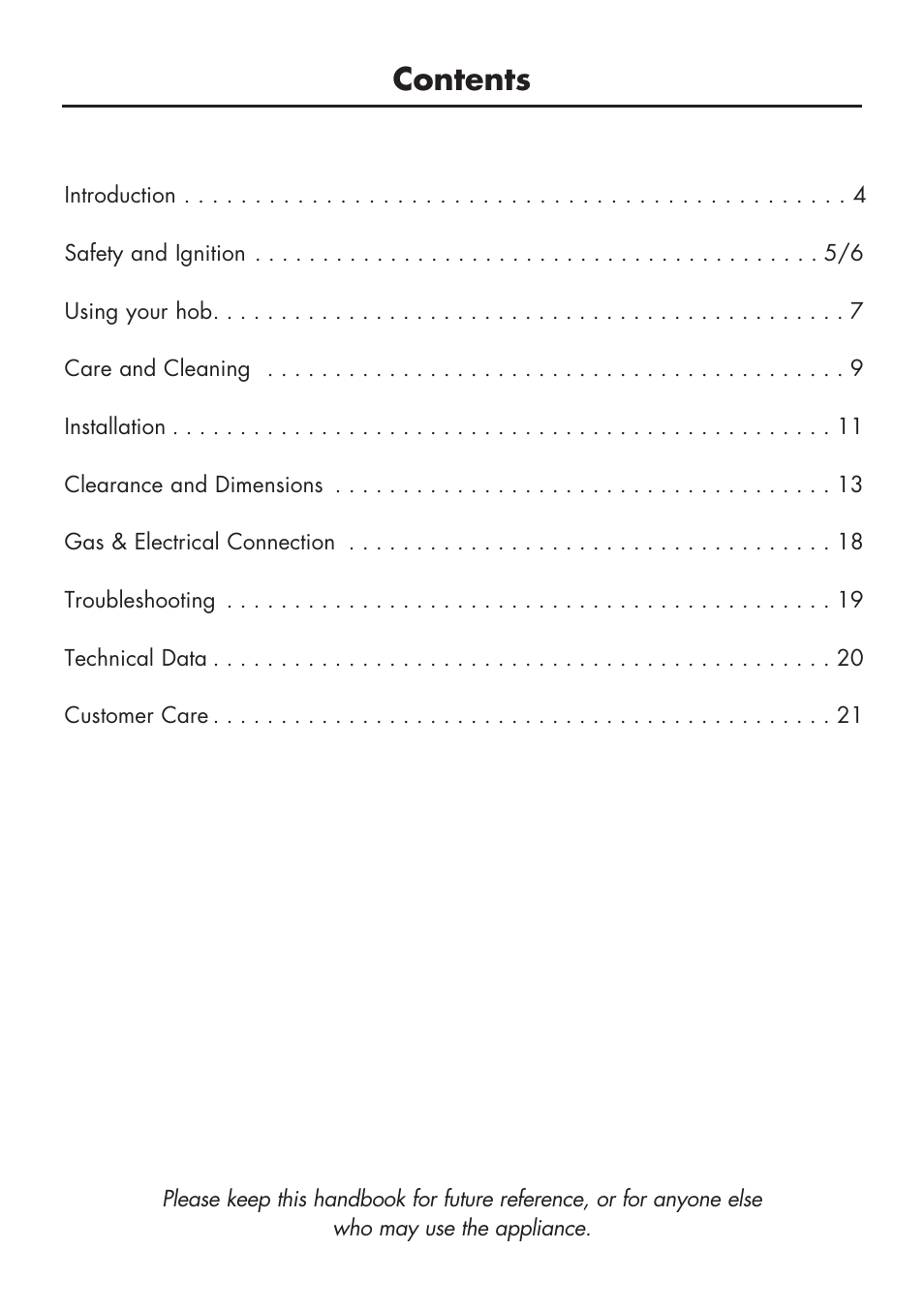 Glen Dimplex Home Appliances Ltd Front & Side Control Gass Hobs 70T User Manual | Page 2 / 22