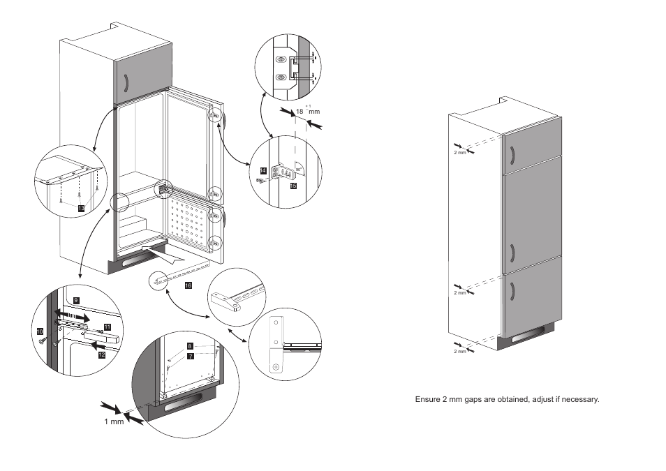 Glen Dimplex Home Appliances Ltd Combi Fridge Freezer IFF7030 User Manual | Page 11 / 14