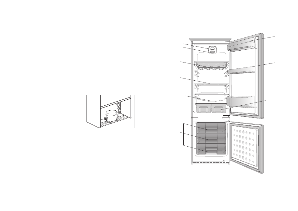 Glen Dimplex Home Appliances Ltd Combi Fridge Freezer IFF7030 User Manual | Page 4 / 14
