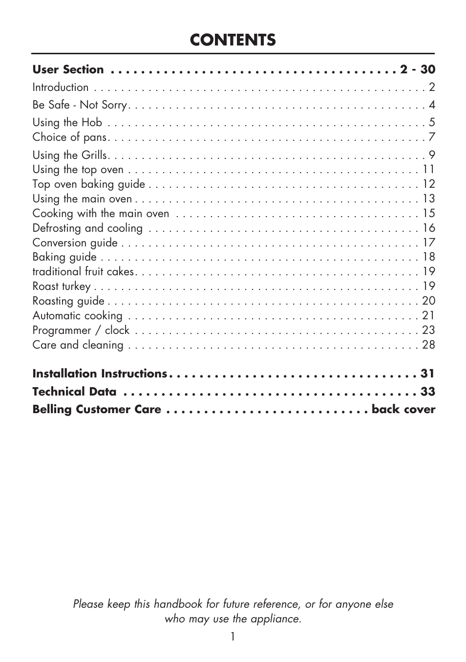 Glen Dimplex Home Appliances Ltd FSE 60 DOP User Manual | Page 3 / 36