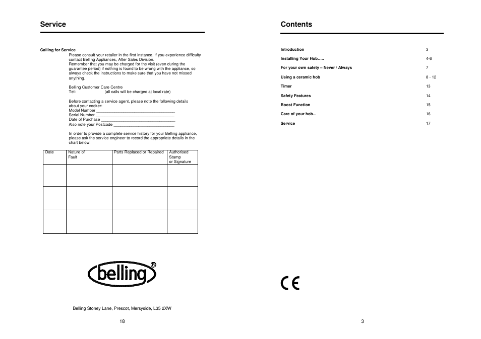 Glen Dimplex Home Appliances Ltd CTC60 User Manual | Page 3 / 10