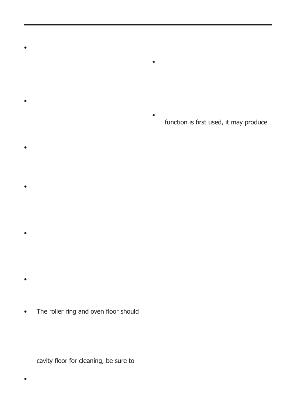 Cleaning | Glen Dimplex Home Appliances Ltd Beiling Built-in Electric Microwave Oven 82757900 User Manual | Page 25 / 44