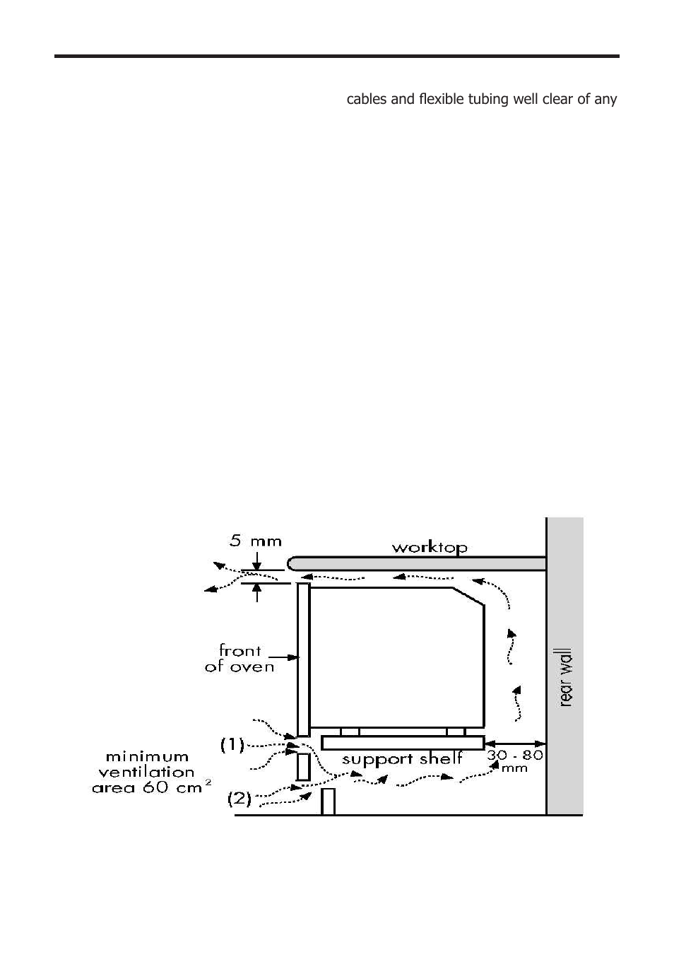 Installation - 60cm | Glen Dimplex Home Appliances Ltd Beiling Built-in Electric Microwave Oven 82757900 User Manual | Page 27 / 44