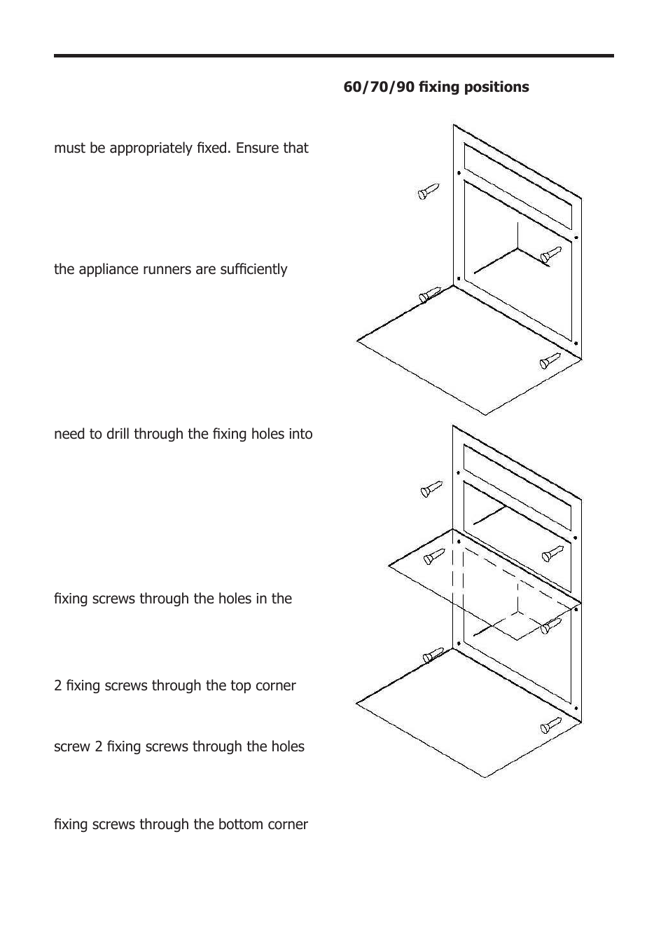 Installation | Glen Dimplex Home Appliances Ltd Beiling Built-in Electric Microwave Oven 82757900 User Manual | Page 35 / 44