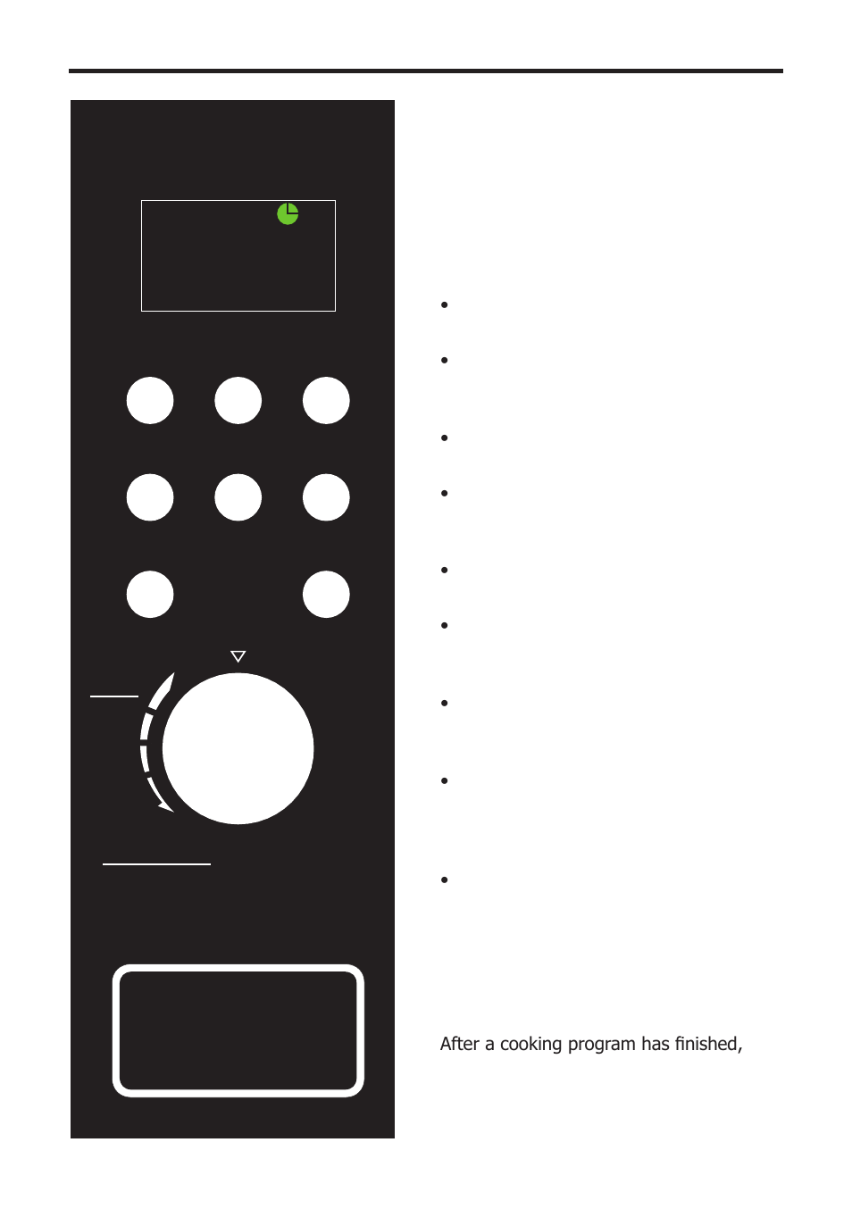 Using the (800w) microwave oven | Glen Dimplex Home Appliances Ltd Beiling Built-in Electric Microwave Oven 82757900 User Manual | Page 5 / 44