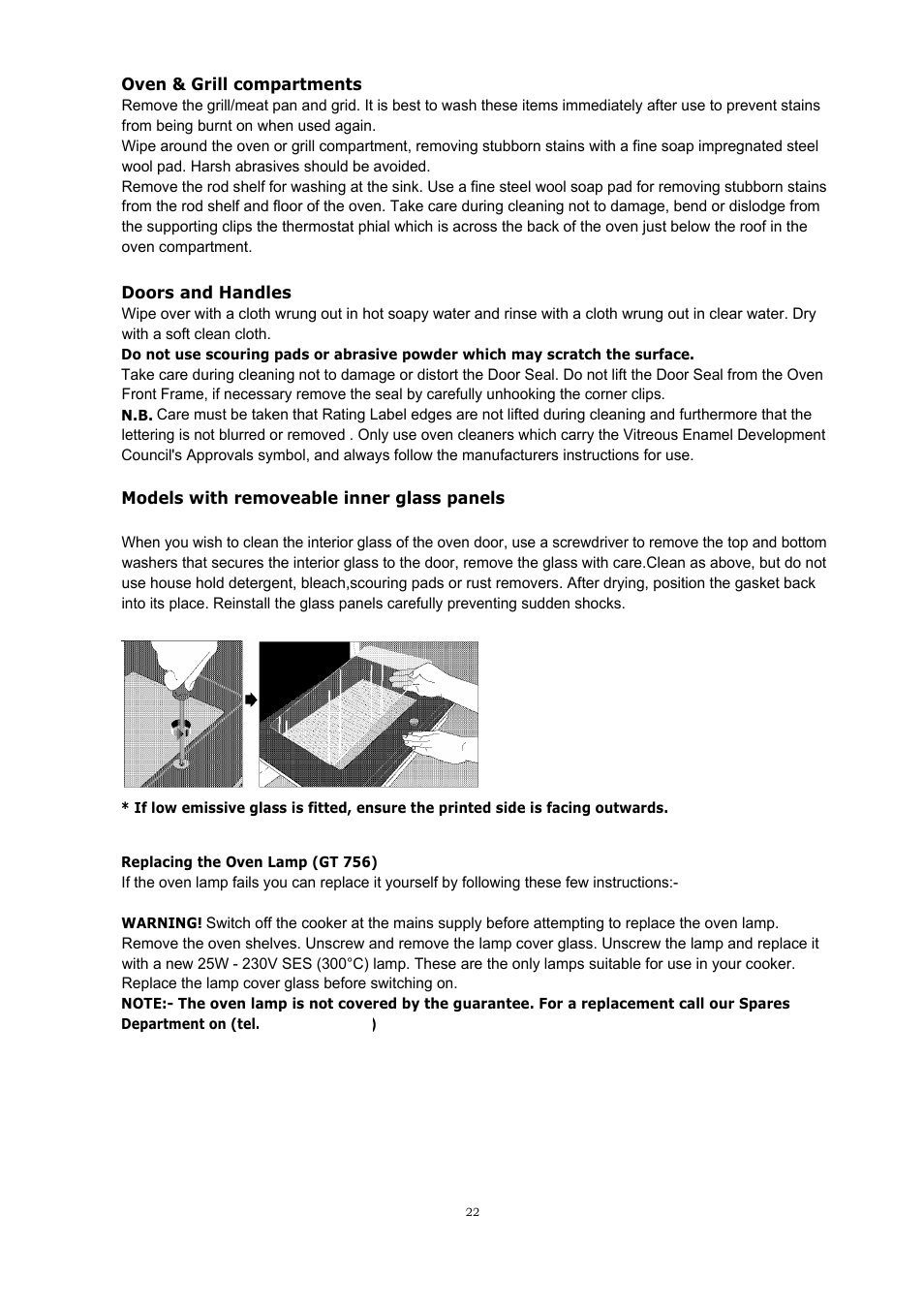 Glen Dimplex Home Appliances Ltd GT 756 User Manual | Page 22 / 24