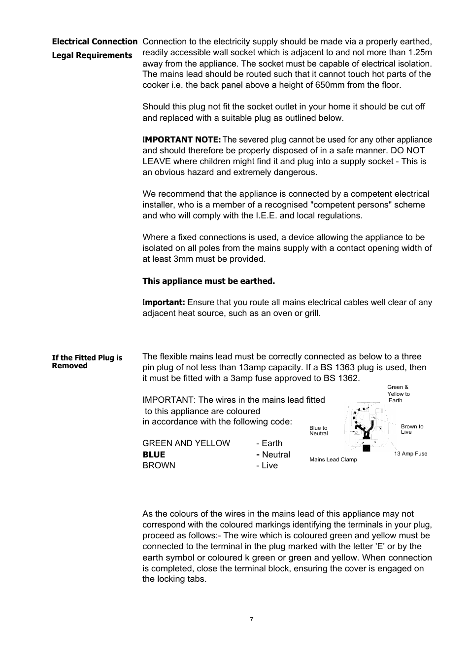 Glen Dimplex Home Appliances Ltd GT 756 User Manual | Page 7 / 24