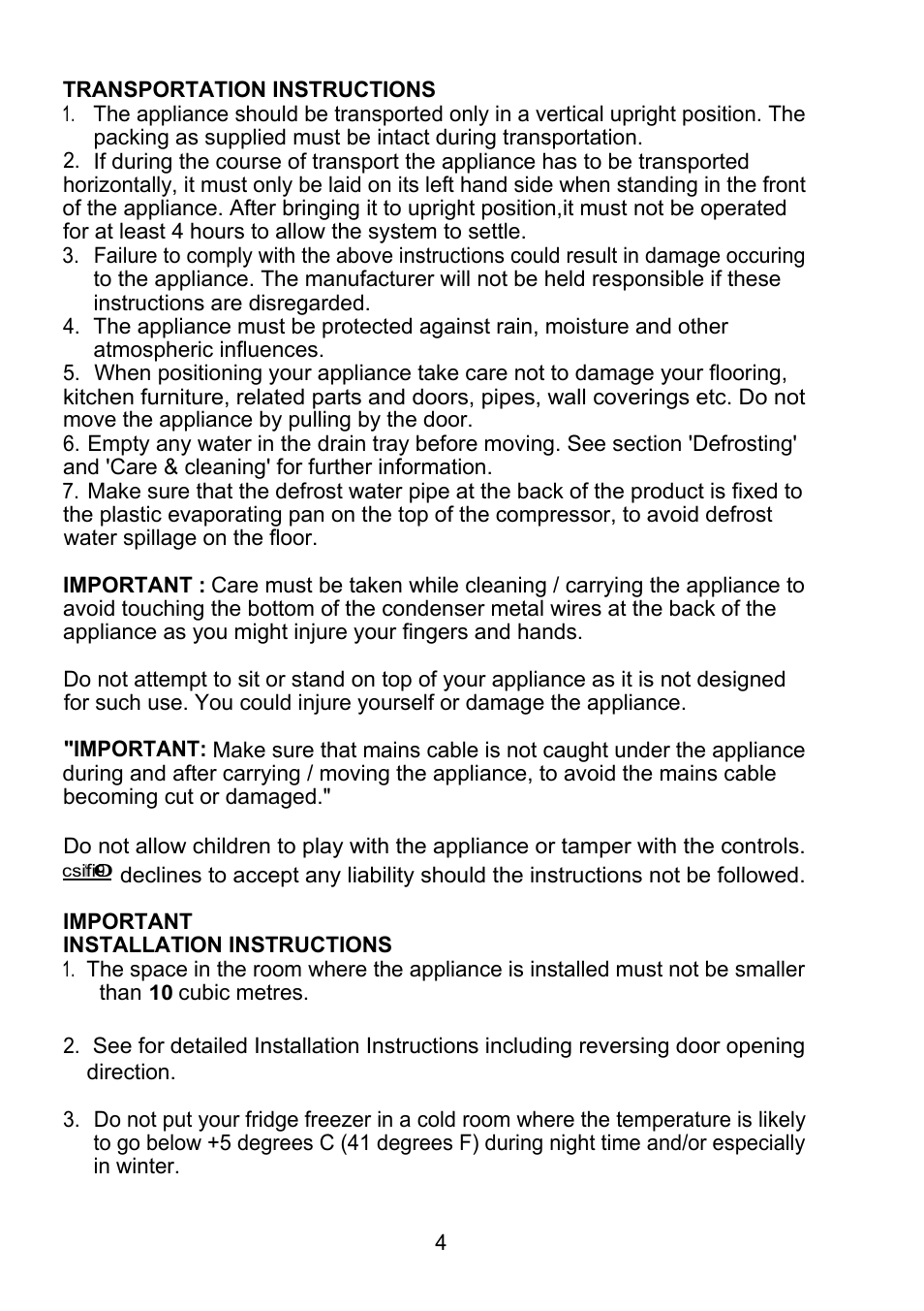 Glen Dimplex Home Appliances Ltd BE815 User Manual | Page 6 / 28