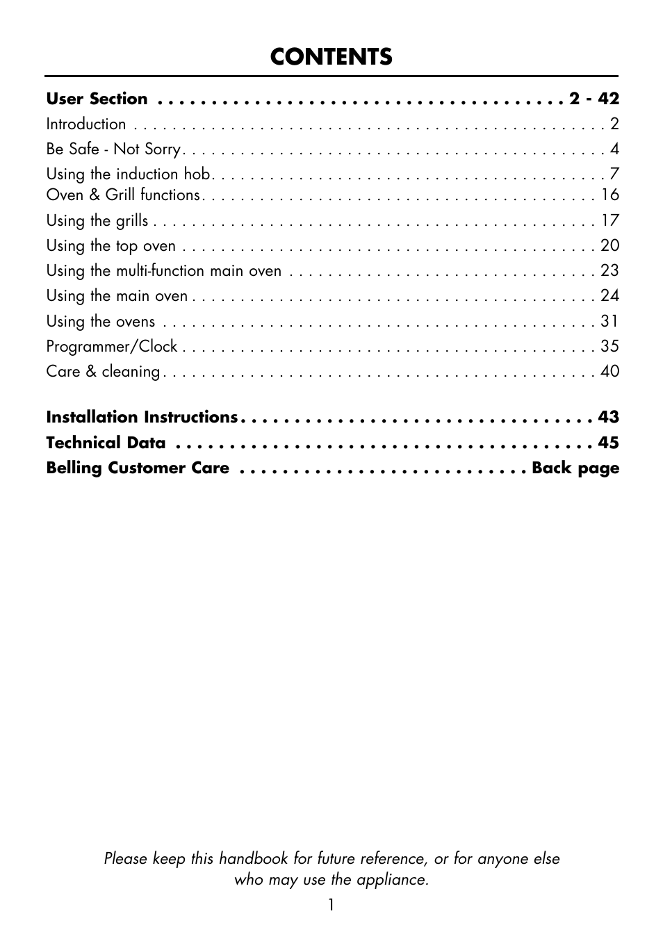 Glen Dimplex Home Appliances Ltd FSE 60 I User Manual | Page 3 / 48