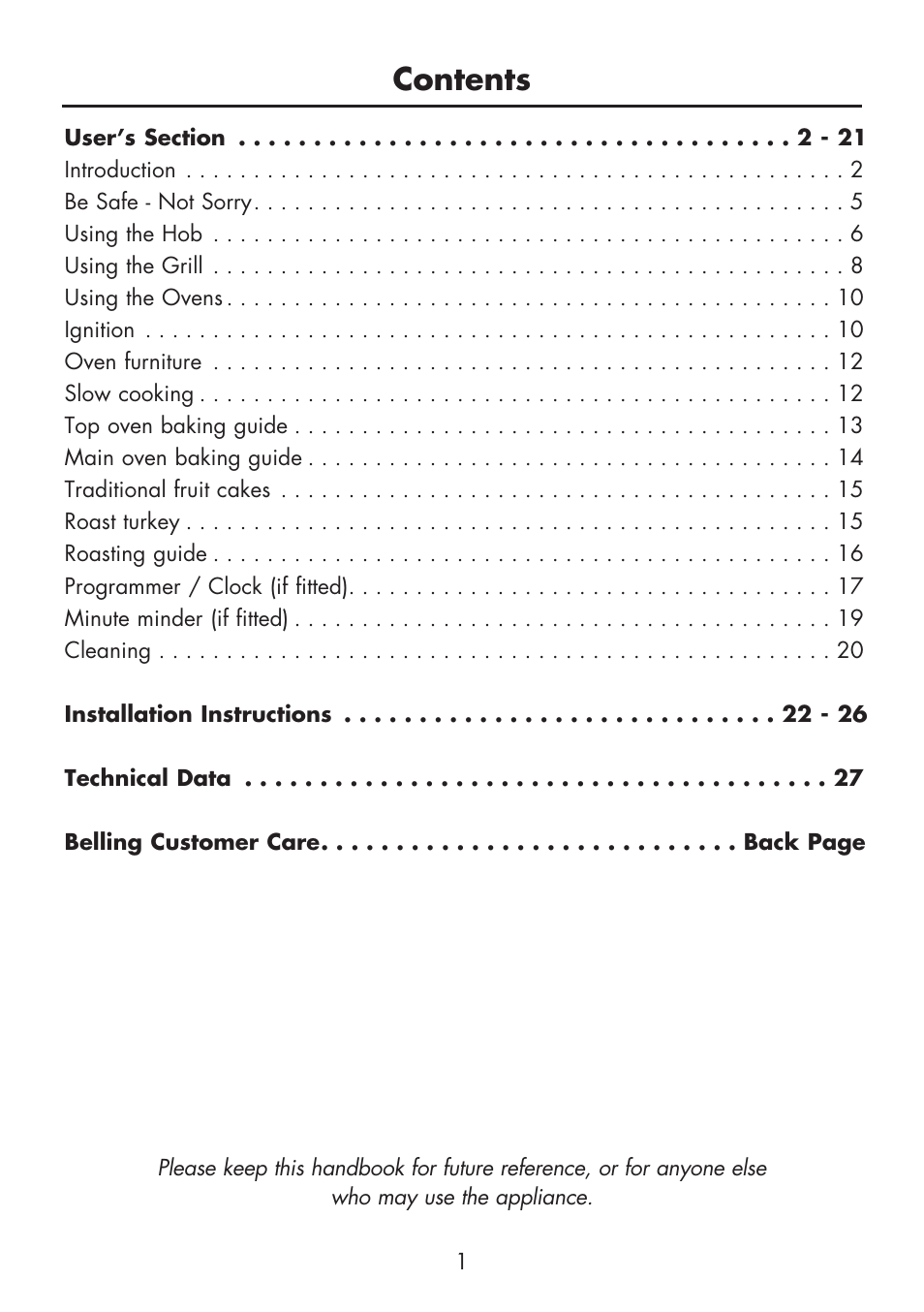 Glen Dimplex Home Appliances Ltd FSG 60 DO/DOP User Manual | Page 3 / 32