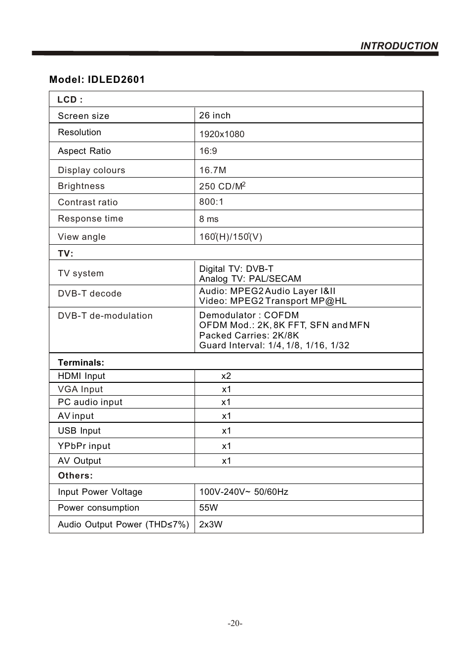 Т³гж 21 | BUSH LED LCD TV IDLED2601 User Manual | Page 21 / 24