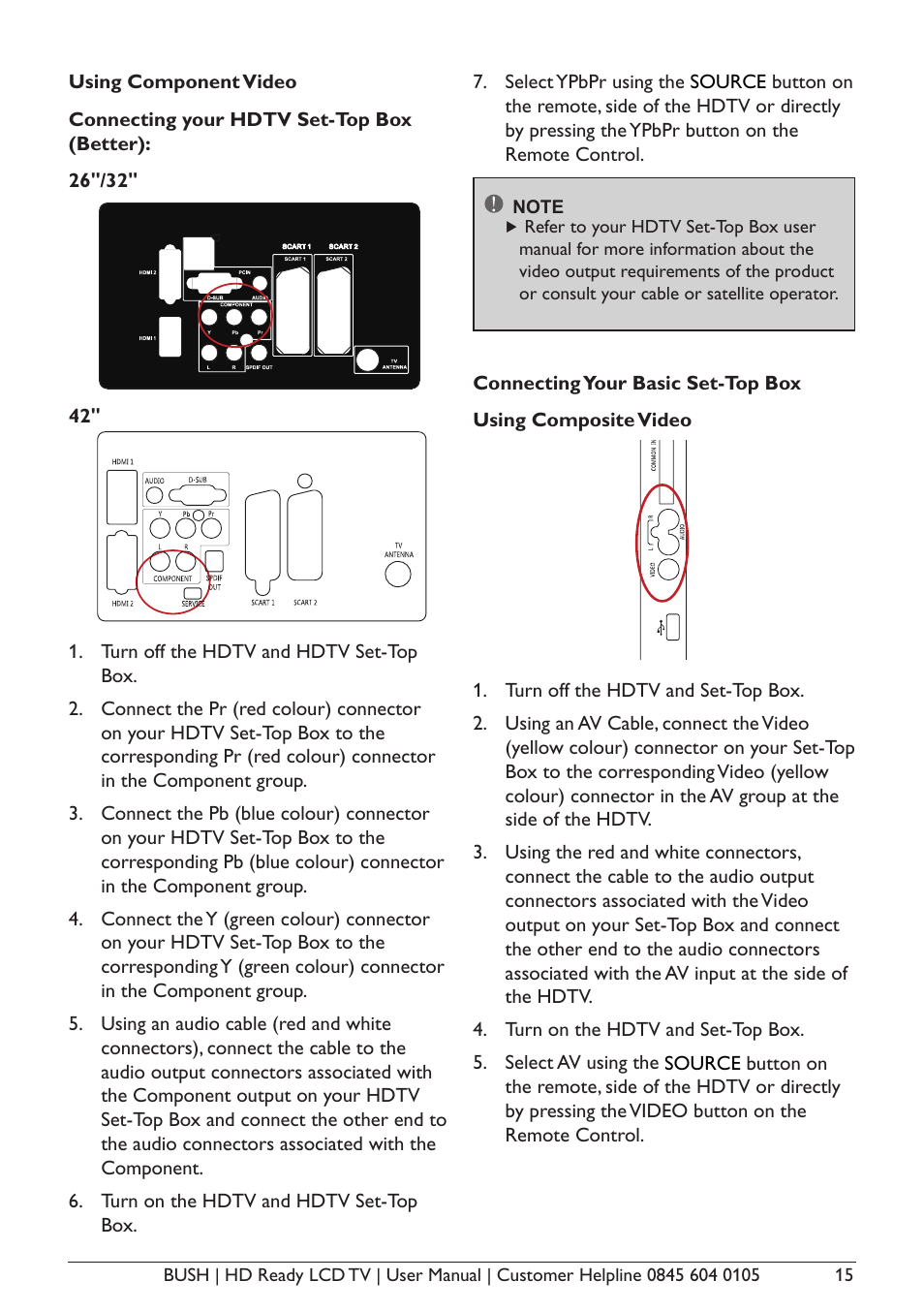 BUSH A632N User Manual | Page 17 / 40