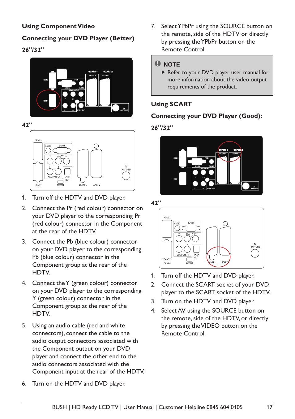 BUSH A632N User Manual | Page 19 / 40