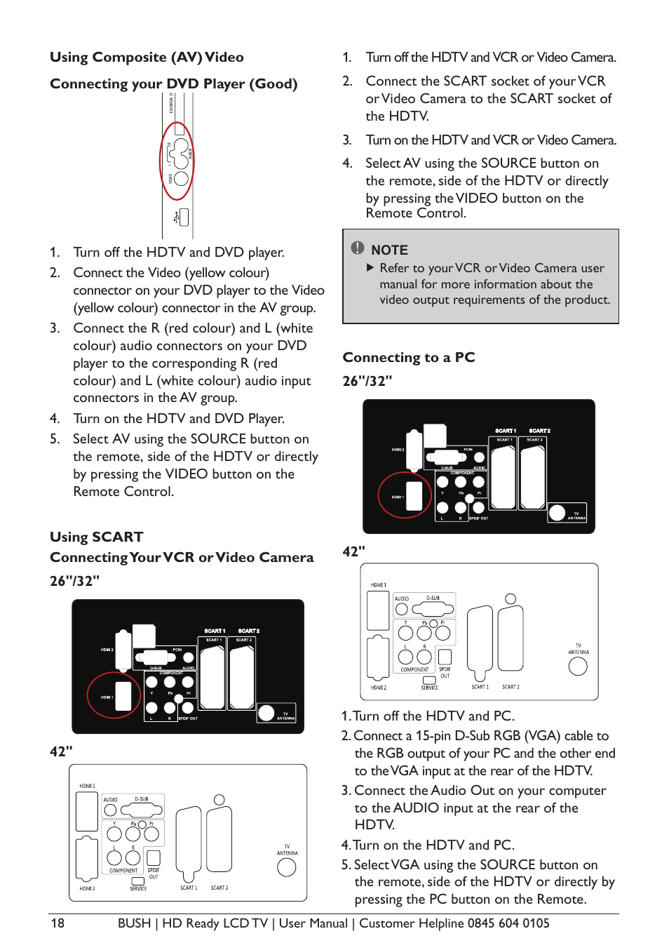 BUSH A632N User Manual | Page 20 / 40