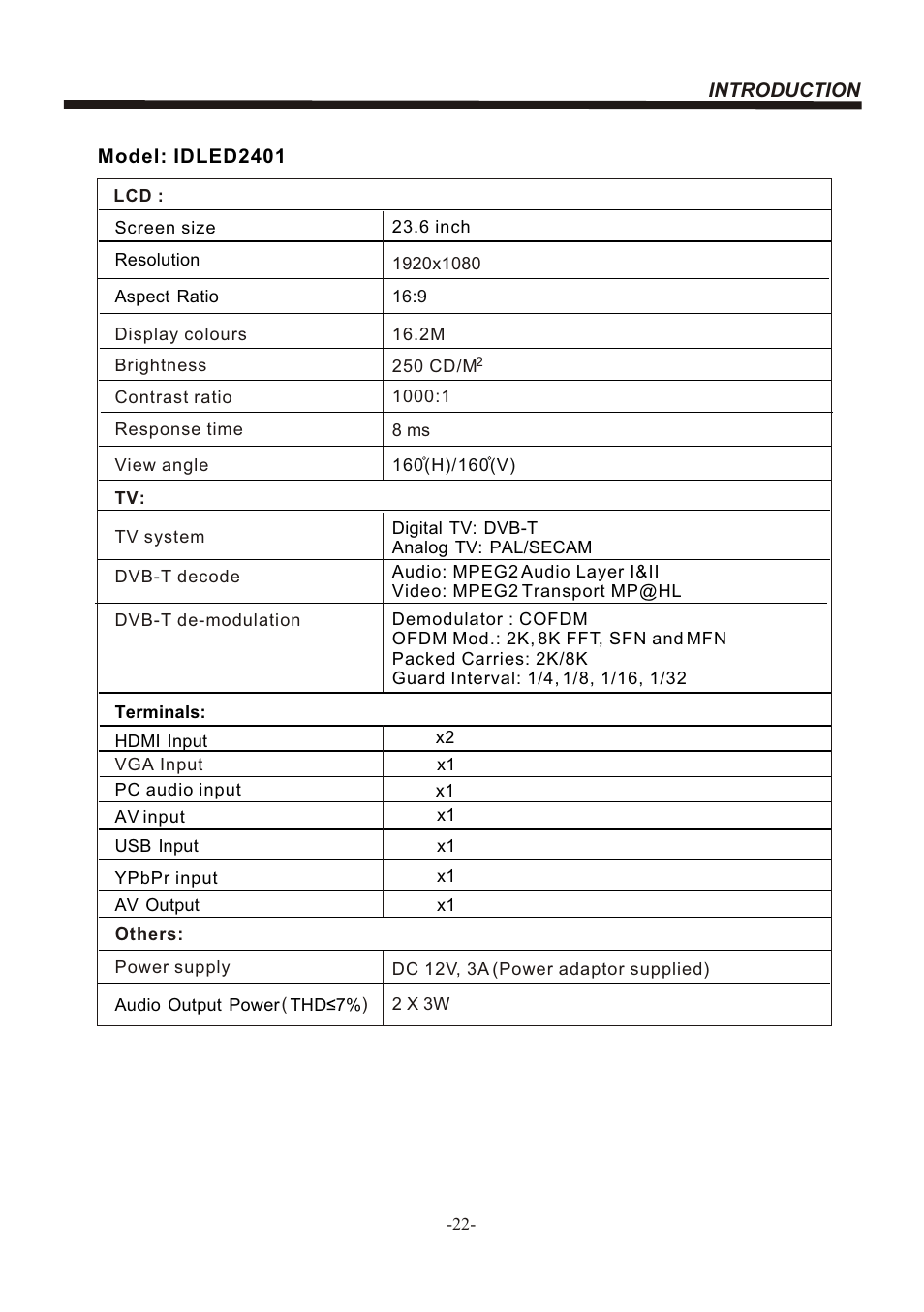 Т³гж 23 | BUSH LED LCD TV IDLED2201 User Manual | Page 23 / 25
