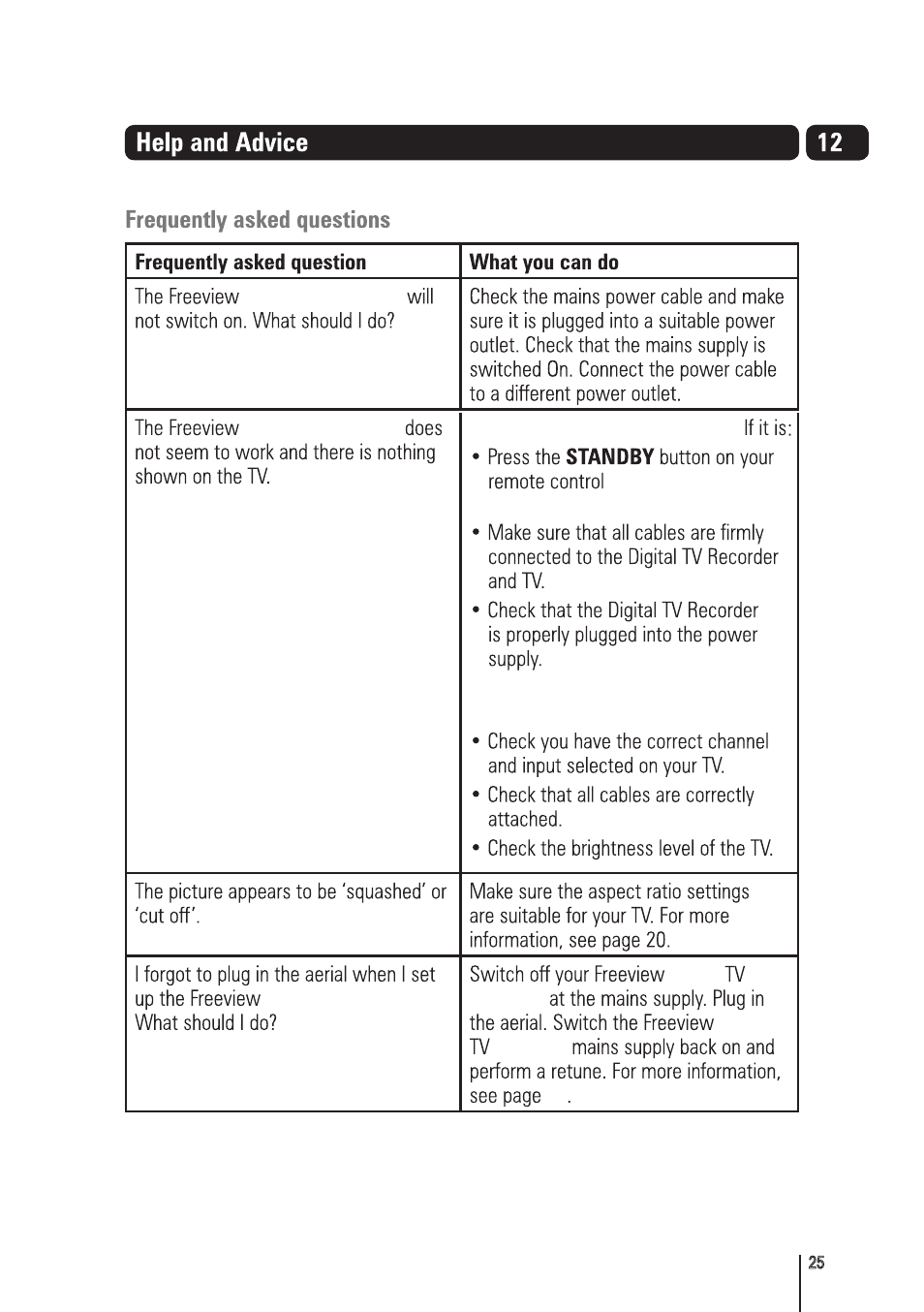 BUSH High Definition Digital Video Recorder BVR501FV User Manual | Page 26 / 33