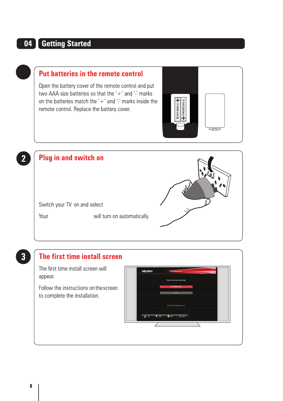 BUSH High Definition Digital Video Recorder BVR501FV User Manual | Page 9 / 33