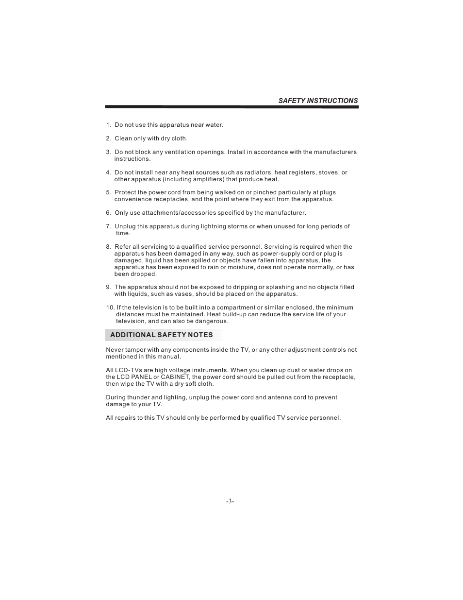BUSH 26" LCD TV IDLCD2604HD User Manual | Page 4 / 24