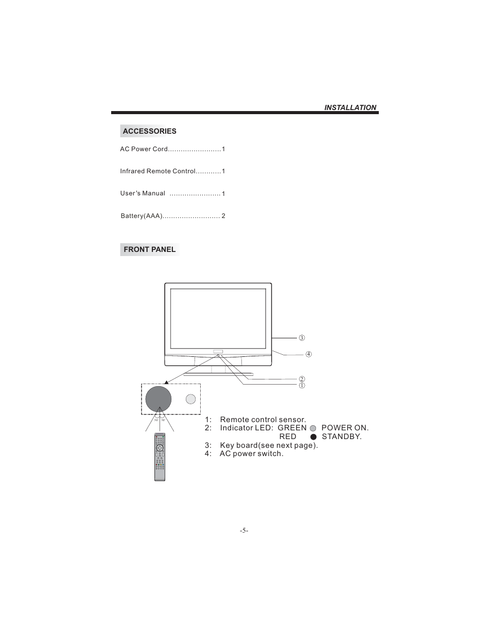 BUSH 26" LCD TV IDLCD2604HD User Manual | Page 6 / 24