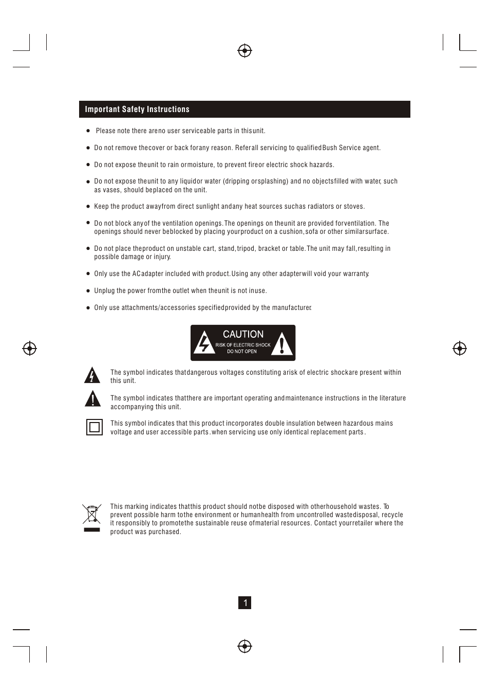 Т³гж 2 | BUSH High Definition Digital Set Top Box DFTA16HD User Manual | Page 2 / 19