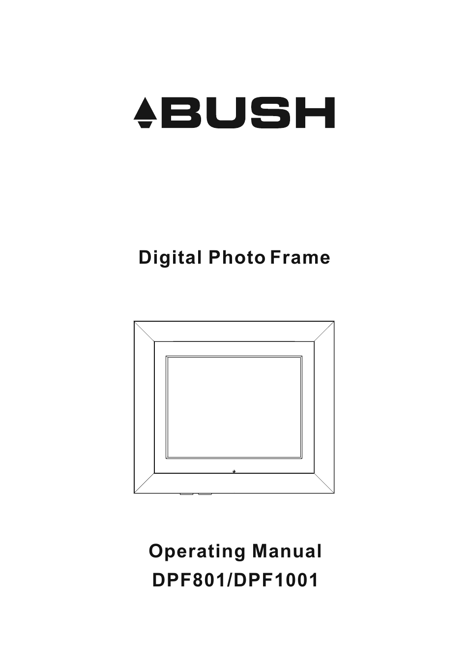 BUSH DPF801 User Manual | 26 pages