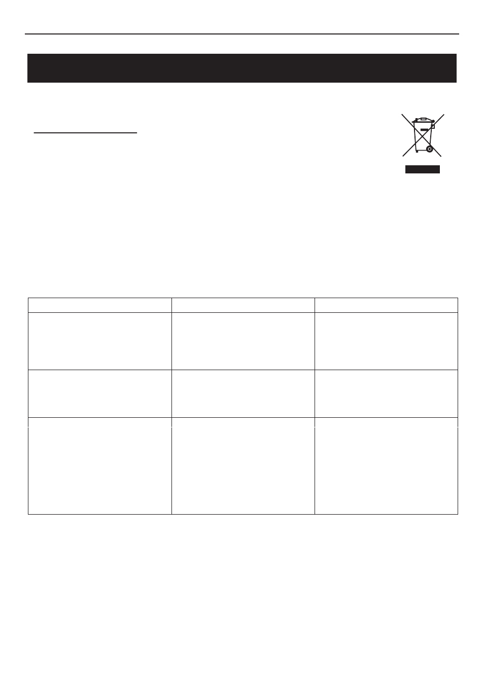 Warning, Troubleshooting / technical specification, Troubleshooting | Technical specification | BUSH DAB+ DIGITAL RADIO BR05DAB User Manual | Page 14 / 16