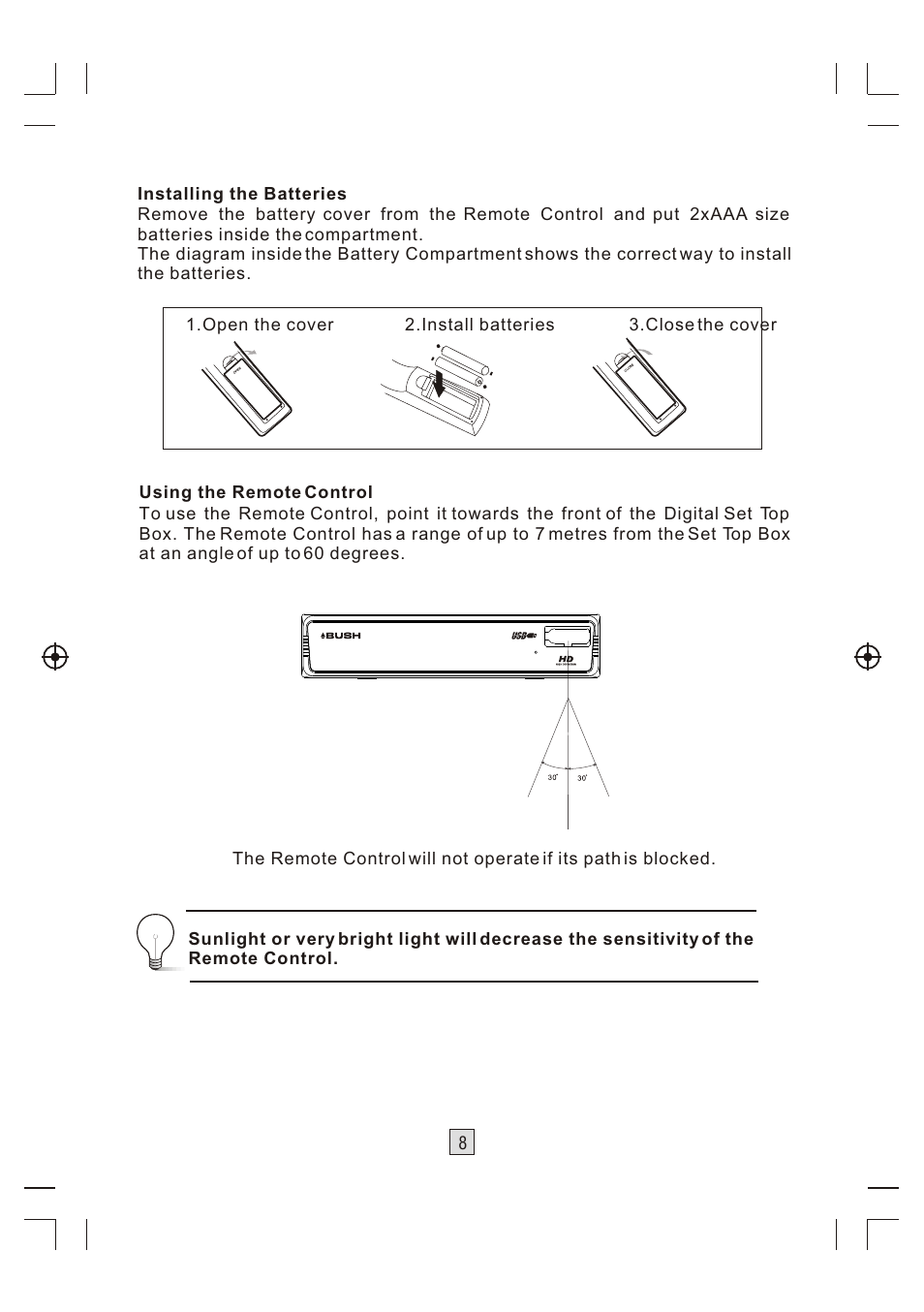 Т³гж 9 | BUSH High Definition Digital Set Top Box With USB Record DFTA46R User Manual | Page 9 / 26