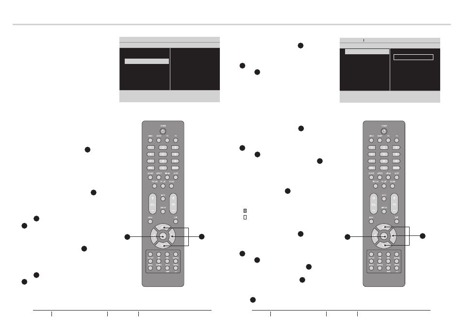 Menu operation | BUSH Q41T2201672 1B User Manual | Page 15 / 23