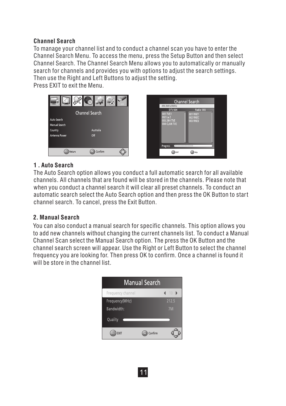 页 17 | BUSH DVD Player With Integrated High Definition Digital Set Top Box DFTA49DVD User Manual | Page 17 / 32