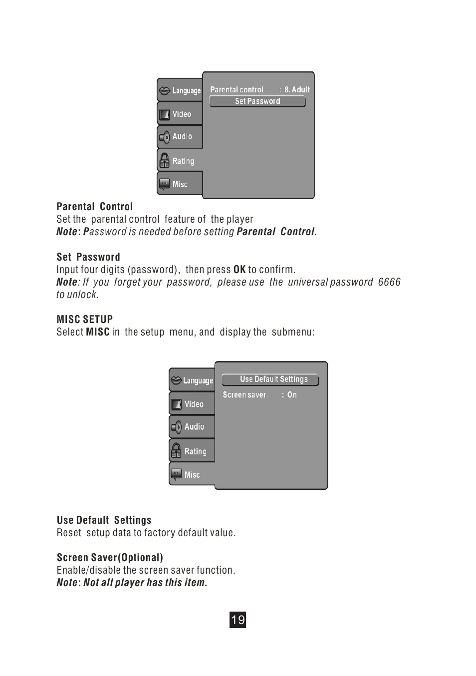 页 25 | BUSH DVD Player With Integrated High Definition Digital Set Top Box DFTA49DVD User Manual | Page 25 / 32