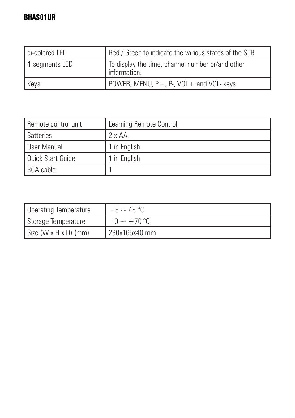 BUSH BHAS01UR User Manual | Page 32 / 40