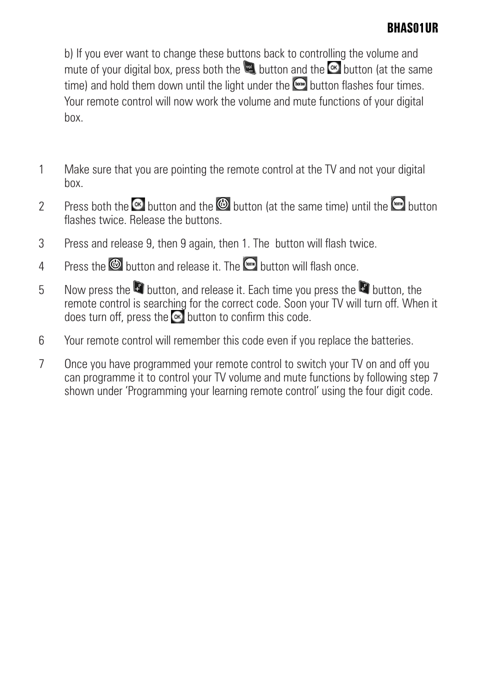 BUSH BHAS01UR User Manual | Page 9 / 40