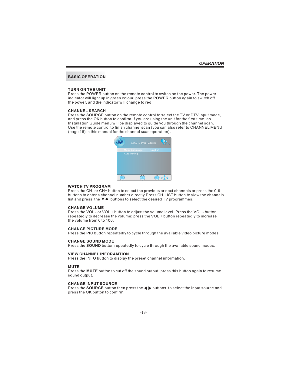 BUSH HDHIGH DEFINITION SHEFFIELD IDLCD3205HDVI User Manual | Page 14 / 32