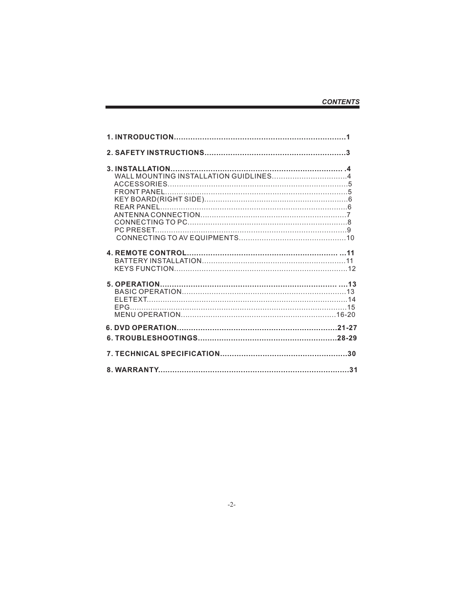 BUSH HDHIGH DEFINITION SHEFFIELD IDLCD3205HDVI User Manual | Page 3 / 32