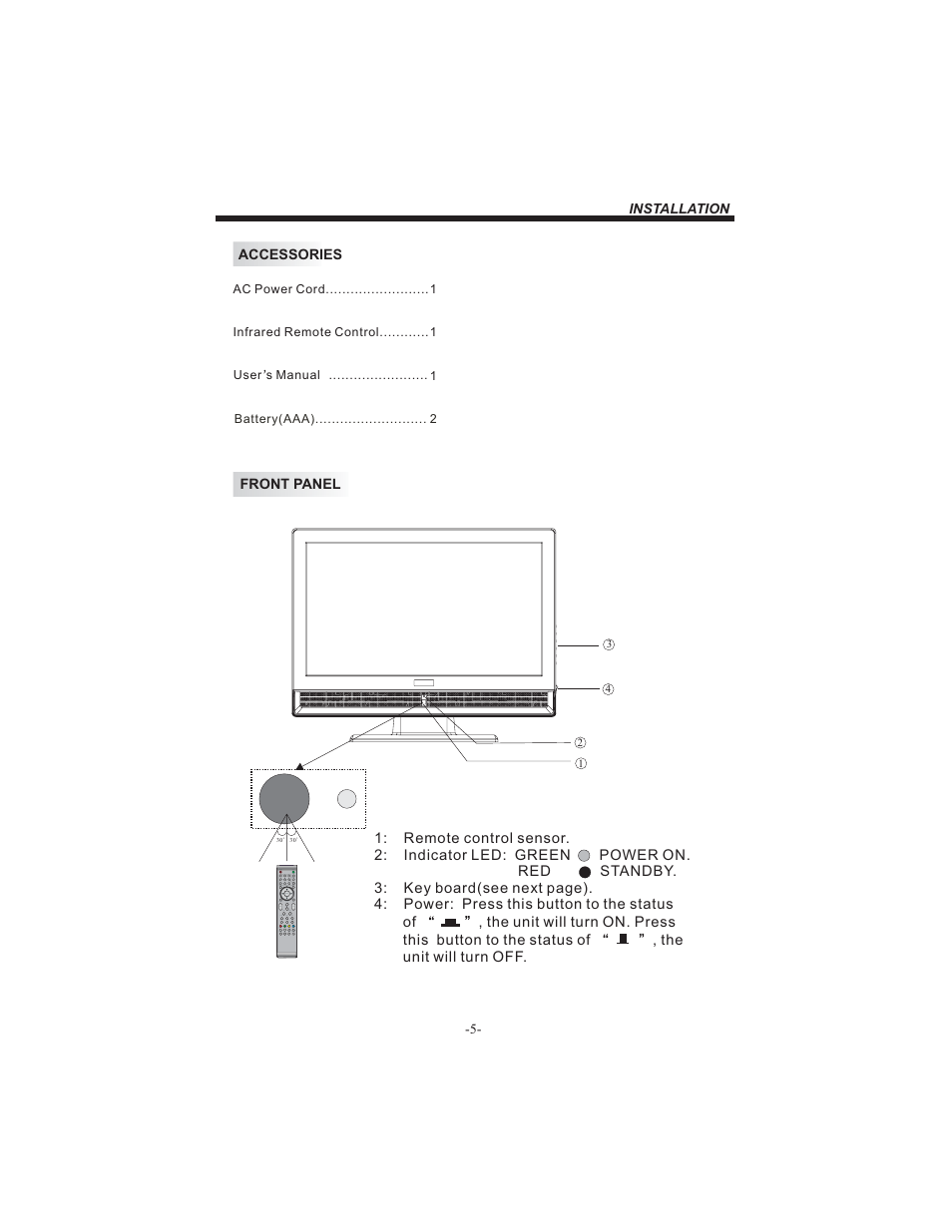 BUSH HDHIGH DEFINITION SHEFFIELD IDLCD3205HDVI User Manual | Page 6 / 32