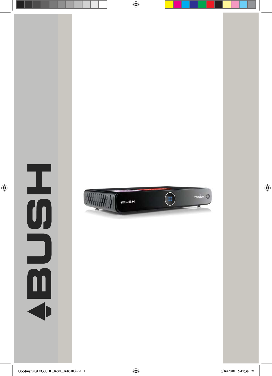 BUSH Freeview High Definition Digital Set Top Box DFTA50FVE User Manual | 30 pages