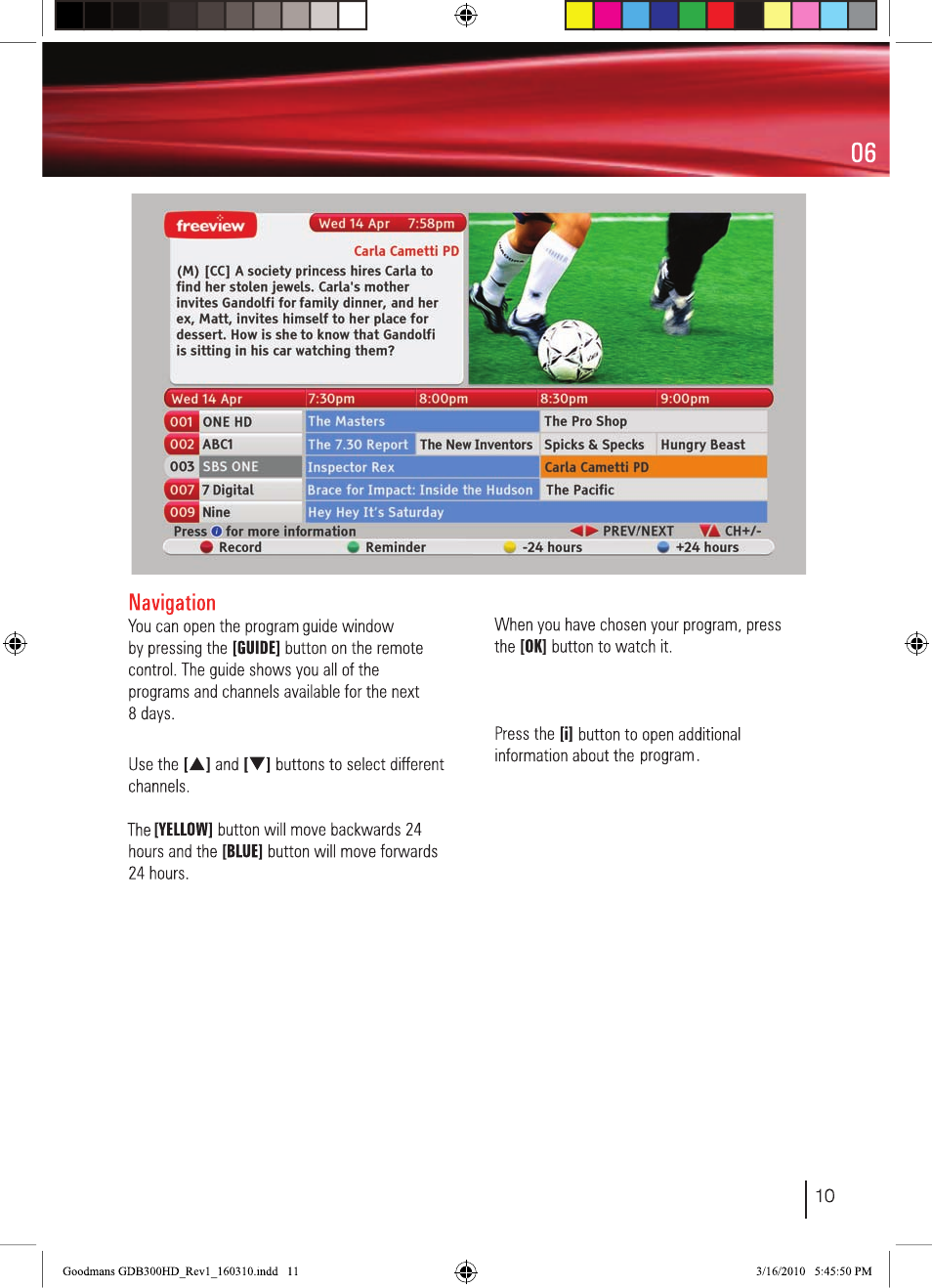 BUSH Freeview High Definition Digital Set Top Box DFTA50FVE User Manual | Page 12 / 30